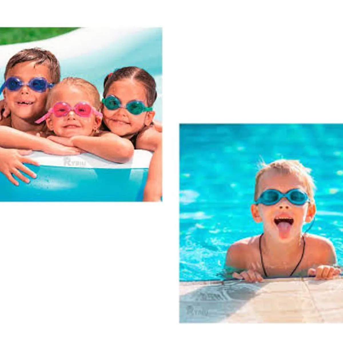 GENERICO - Lentes de Natacion Para niños de 3 a 6 Años Bestway Azul o Verde