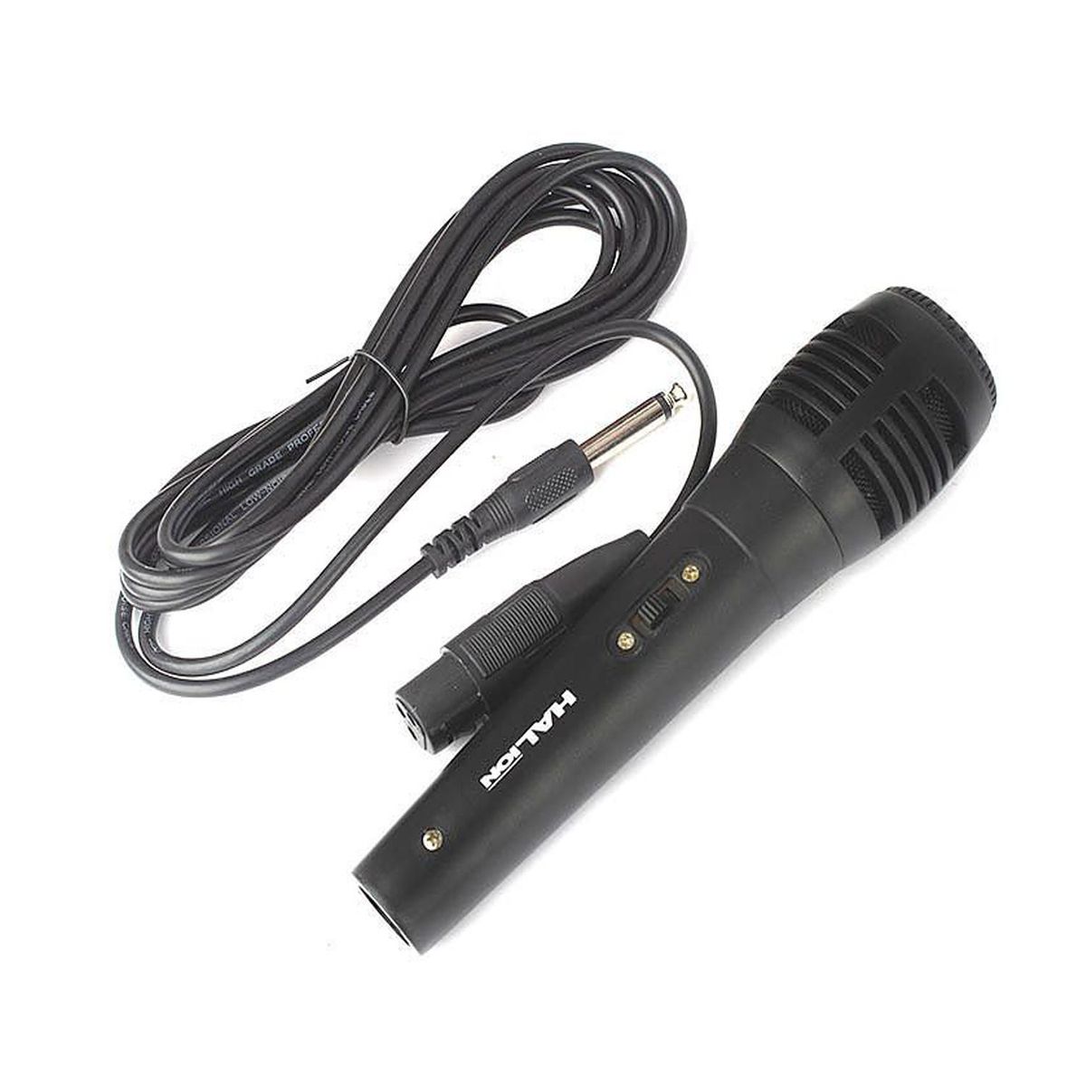 HALION - Micrófono Halion HA-M54 alámbrico rejilla de plástico