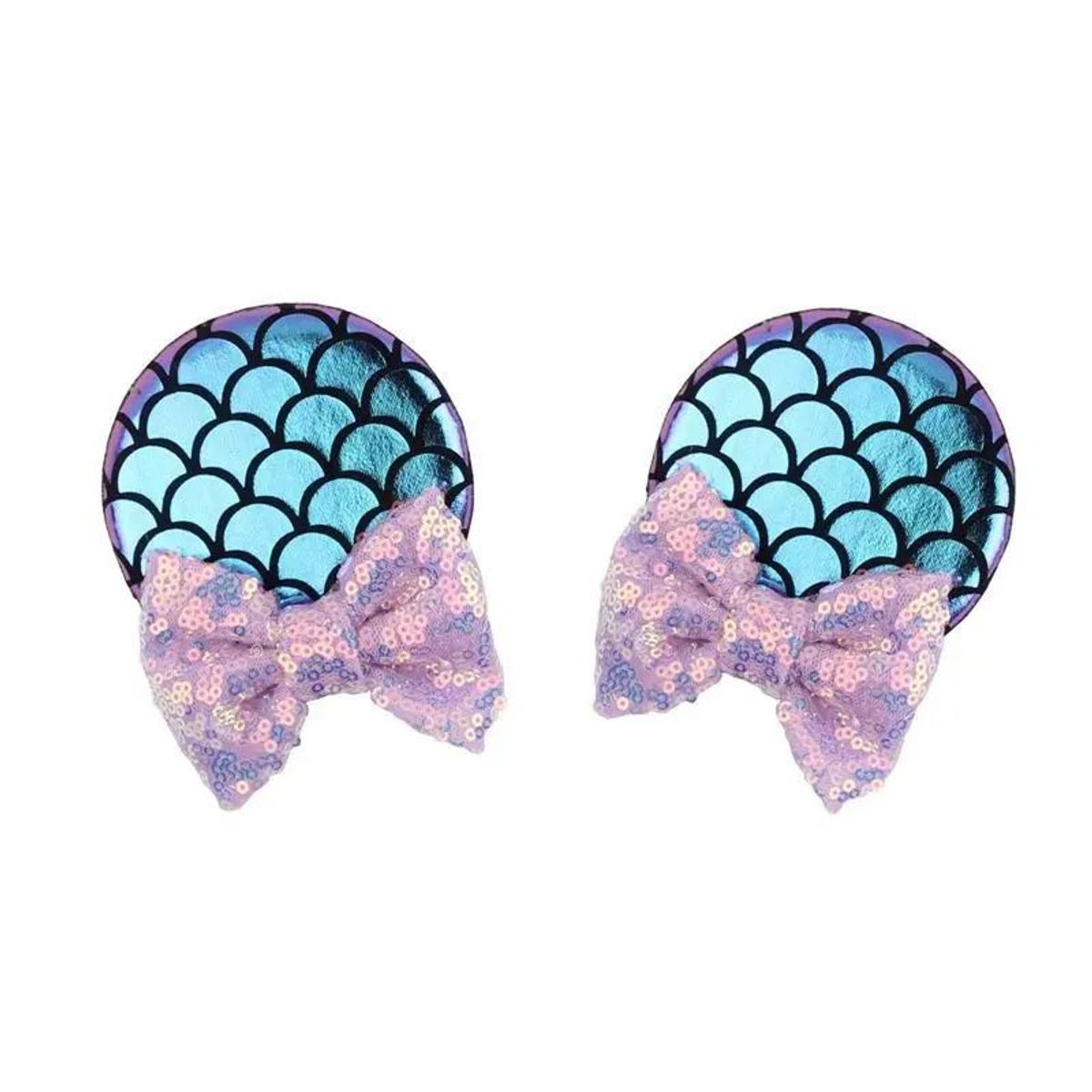 GENERICO - Par de ganchos orejitas de ratón para bebés y niñas