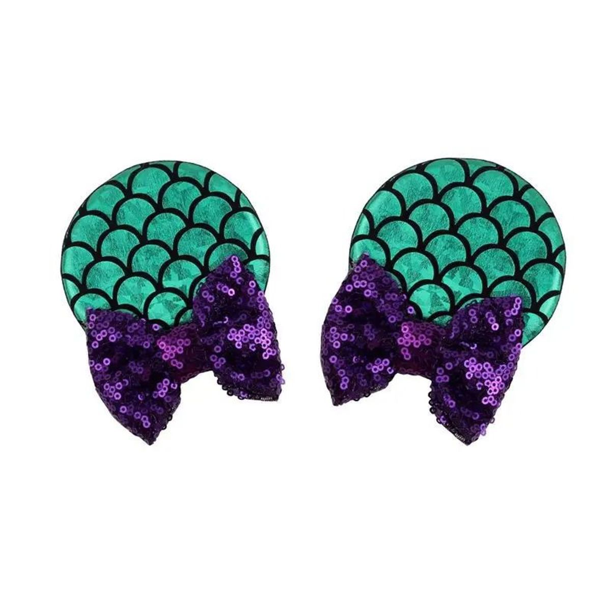 GENERICO - Par de ganchos orejitas de ratón para bebés y niñas