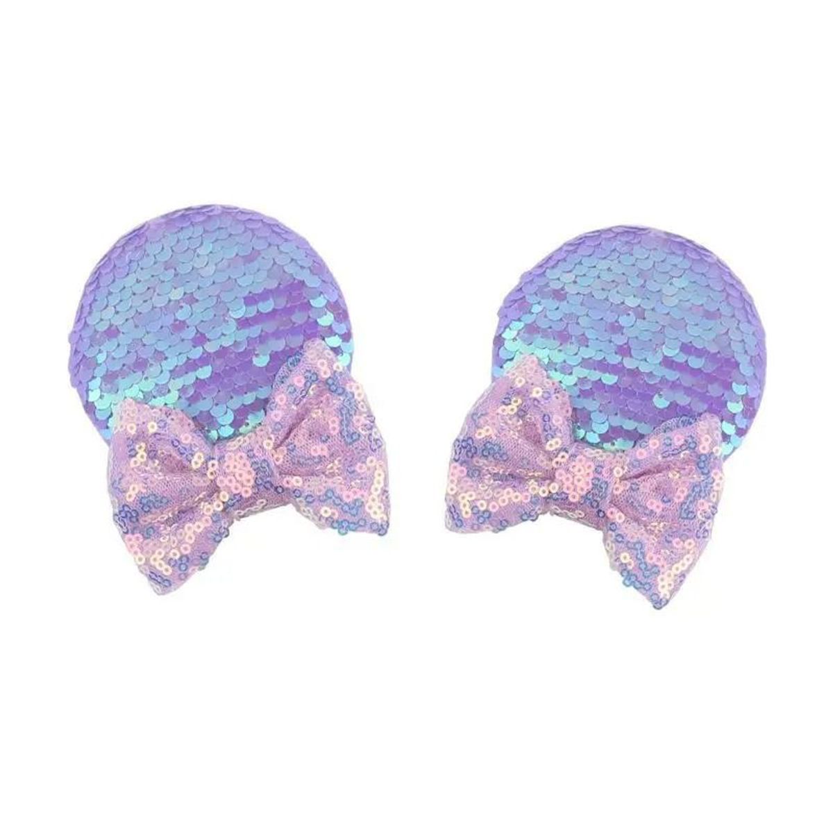 GENERICO - Par de ganchos orejitas de ratón para bebés y niñas