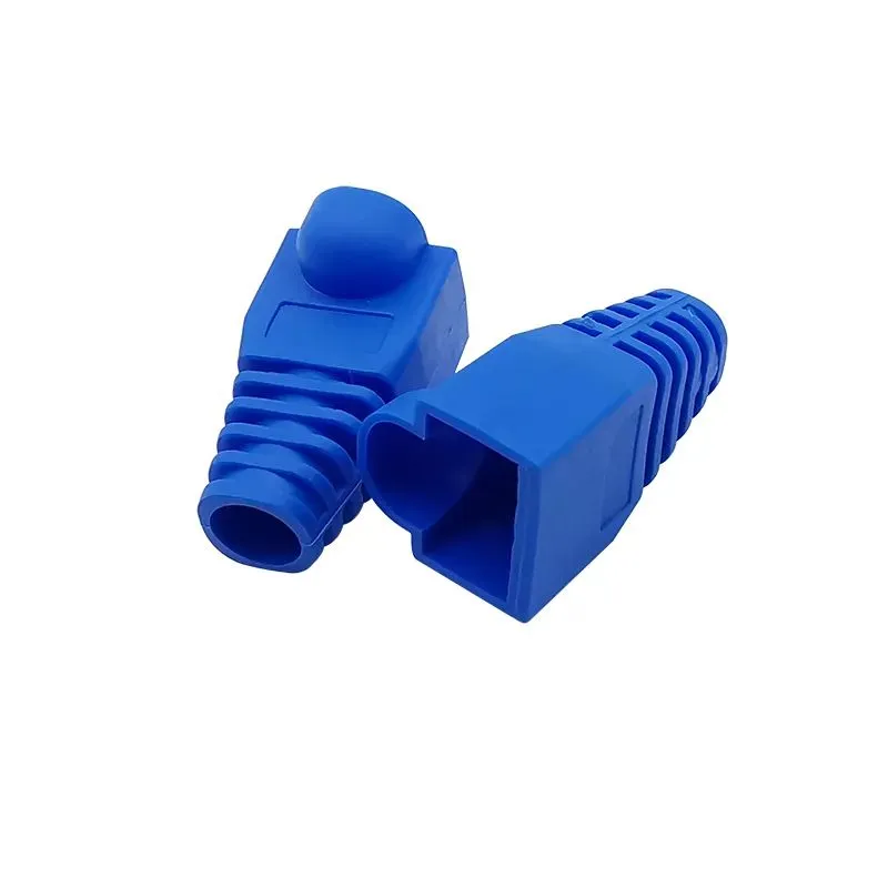 OEM - Capuchas Protectores Conectores RJ45 CAT6 CAT5E CAT5 -100 UND - AZUL