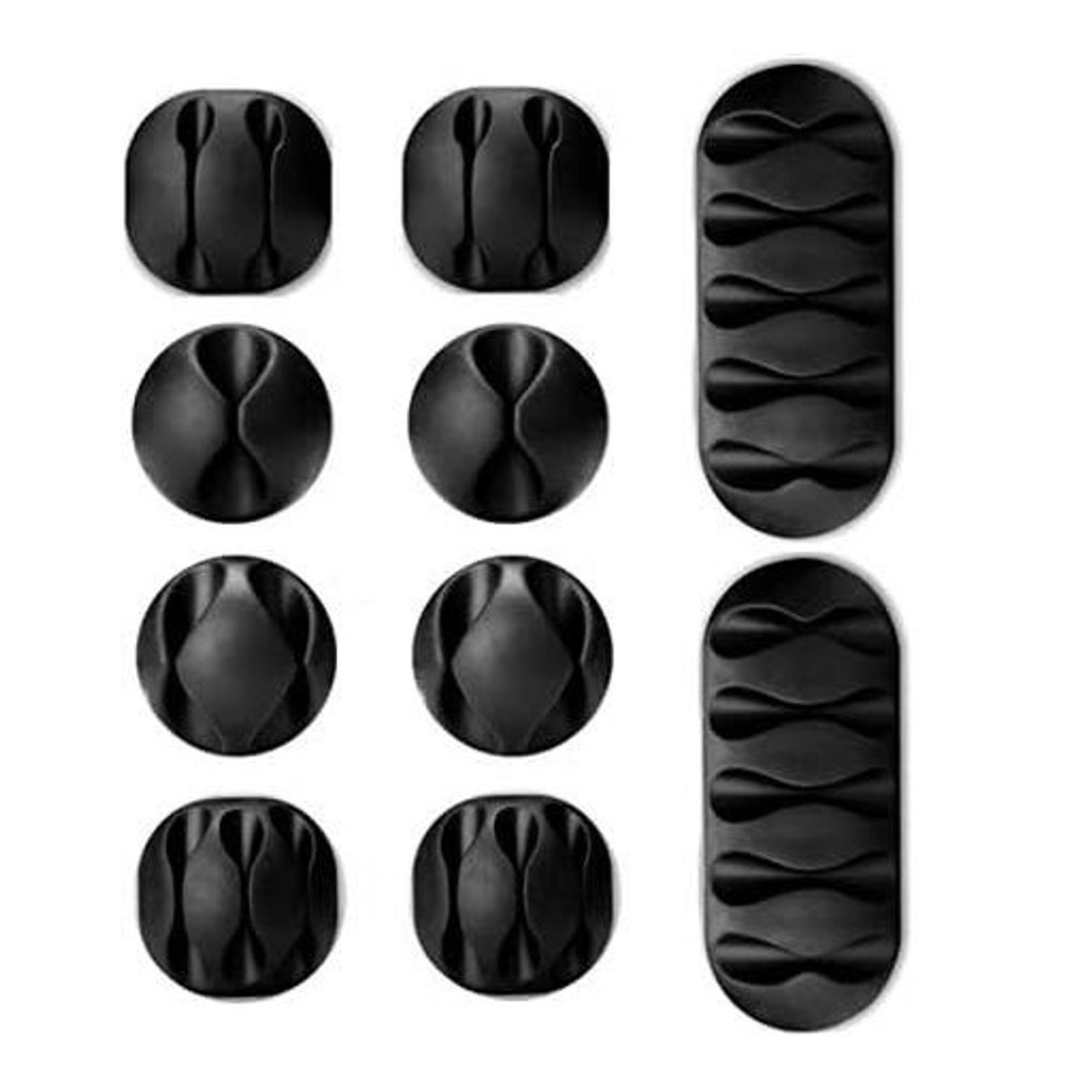 GENERICO - ORGANIZADOR DE CABLES MULTIUSOS 10 UND