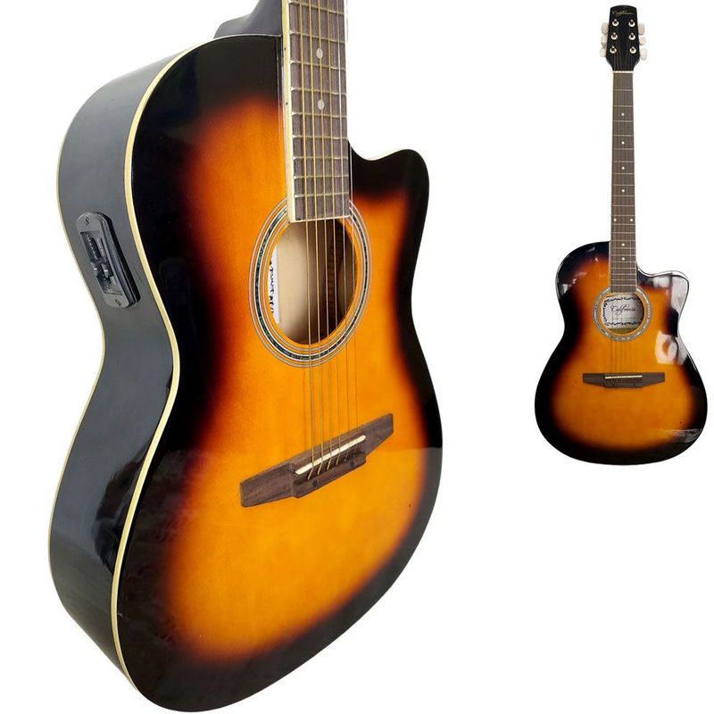 CALIFORNIA - California - Guitarra Electroacustica 2 Bandas  - Sunburst.