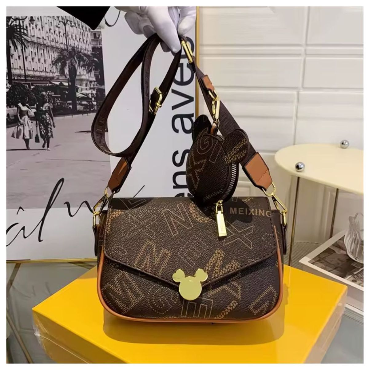 GENERICO - Cartera Morral Crossbody Gianna para Mujer