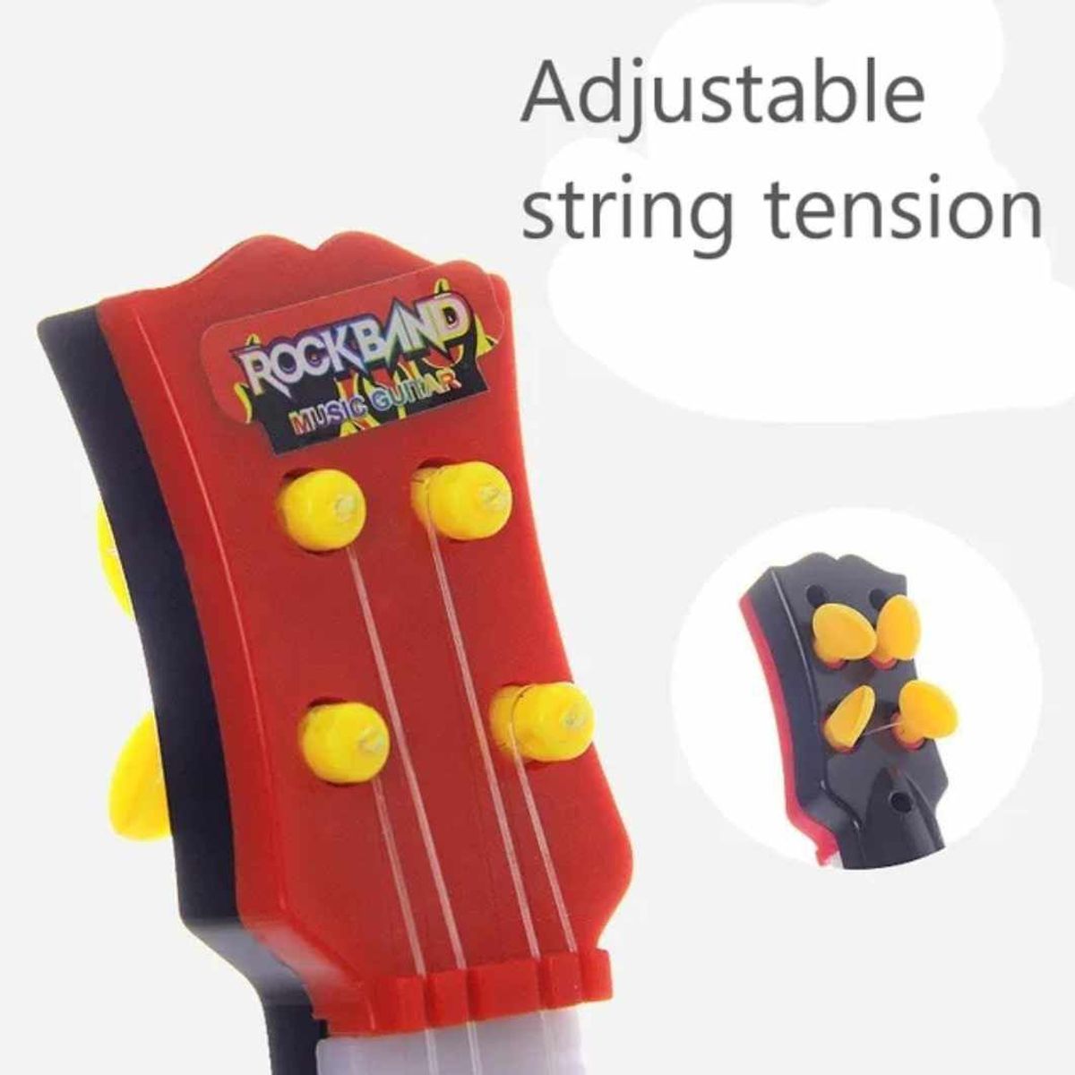 GENERICO - Juguete de Niños Niñas Guitarra Eléctrica Musical Didáctico