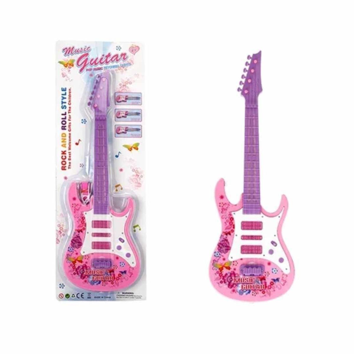 GENERICO - Juguete de Niños Niñas Guitarra Eléctrica Musical Didáctico