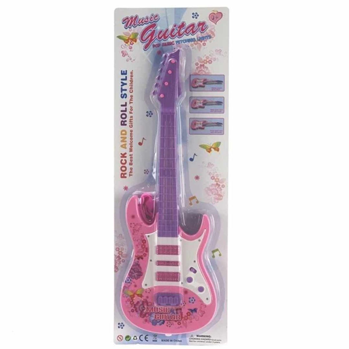 GENERICO - Juguete de Niños Niñas Guitarra Eléctrica Musical Didáctico