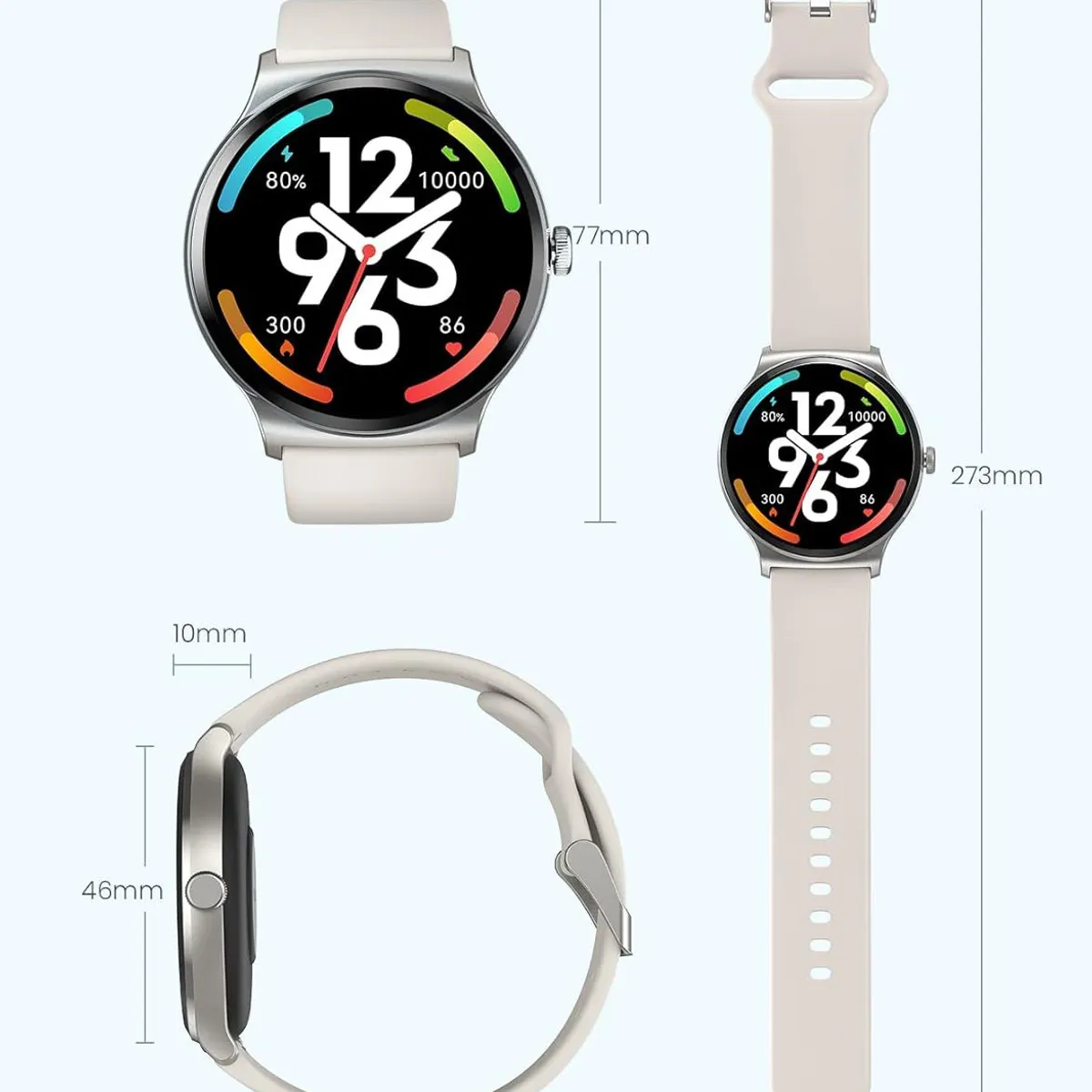 HAYLOU - Smartwatch Haylou Solar Lite Version 2023 No Xiaomi No Miband - Silver.