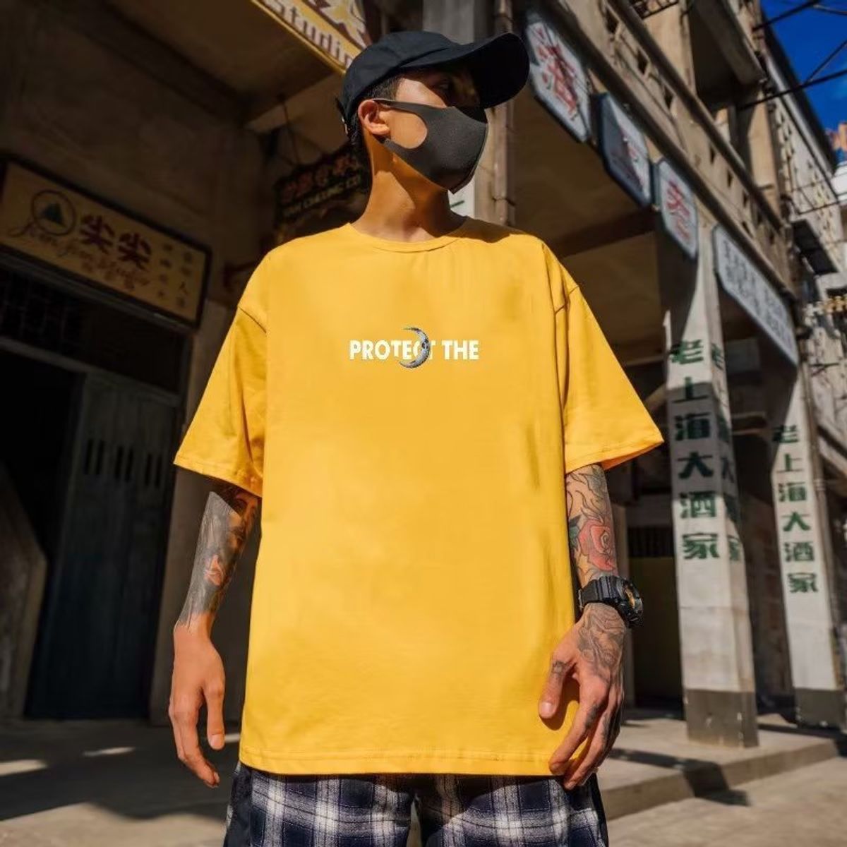 BLWOENS - Camiseta de manga corta para hombres