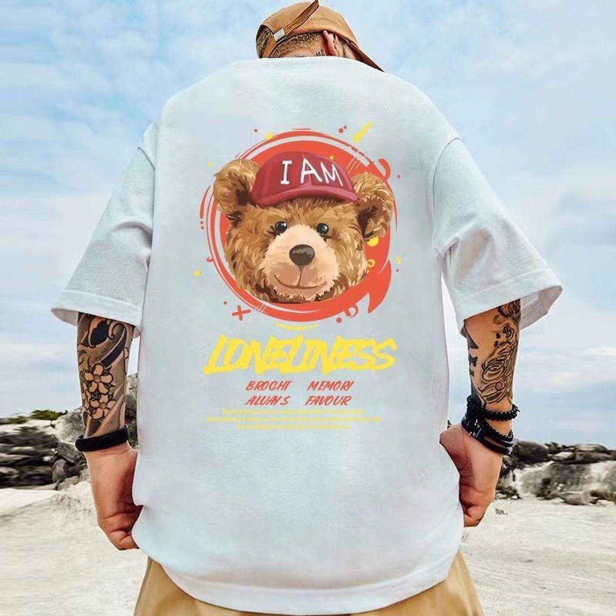 BLWOENS - Camiseta de manga corta para hombres