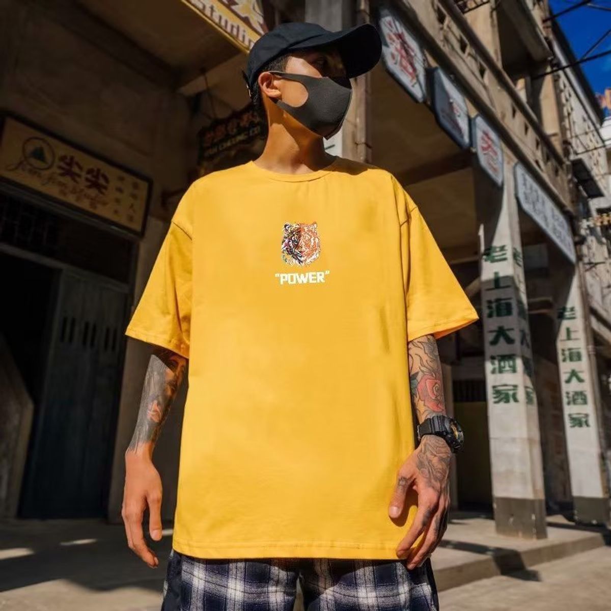 BLWOENS - Camiseta de manga corta para hombres