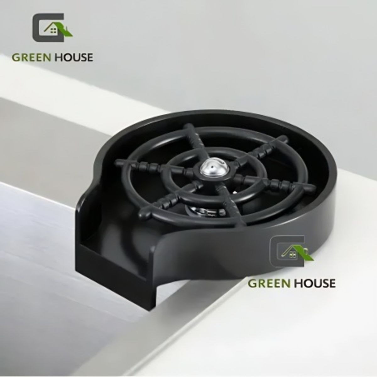 GENERICO - ACCESORIO LAVA VASOS AUTOMATICO PARA LAVADERO DE COCINA