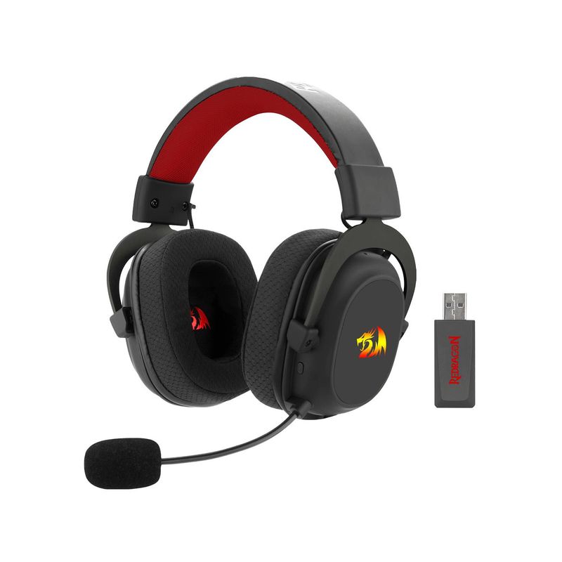 REDRAGON - Auriculares Gamer Redragon Zeus X Rgb H510-Wl Wireless Headset Black