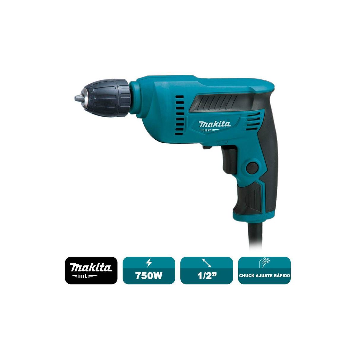 MAKITA - Taladro Rotacion 38 450w Makita Mt M6002b