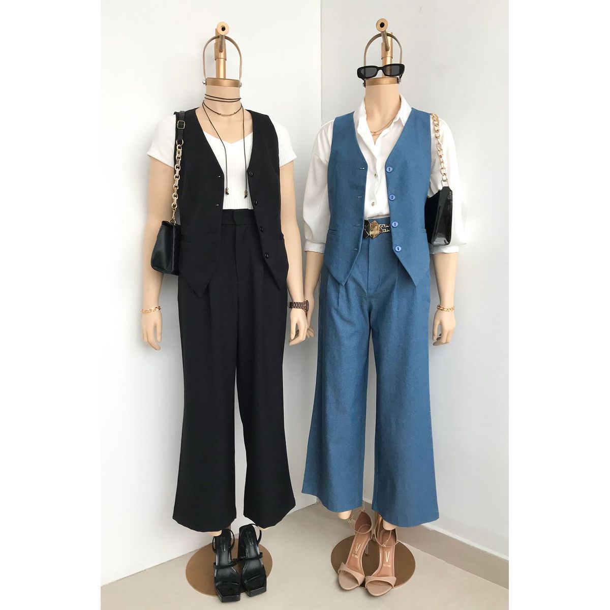 GENERICO - Chaleco Monet Color Denim Estacion 108