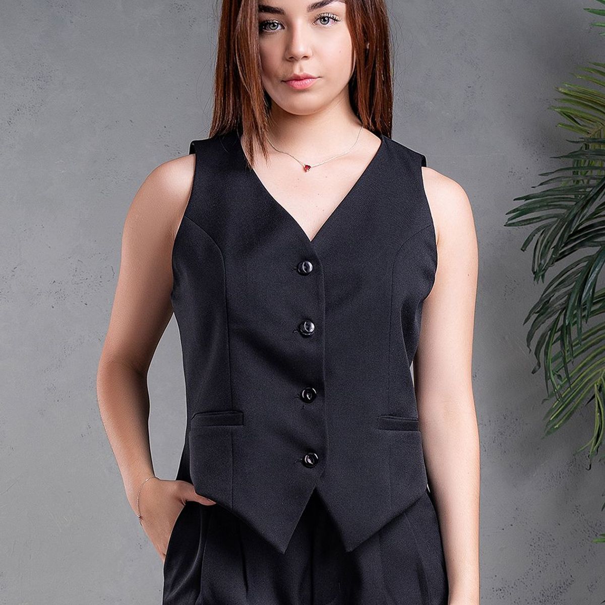 GENERICO - Chaleco Monet Color Denim Estacion 108