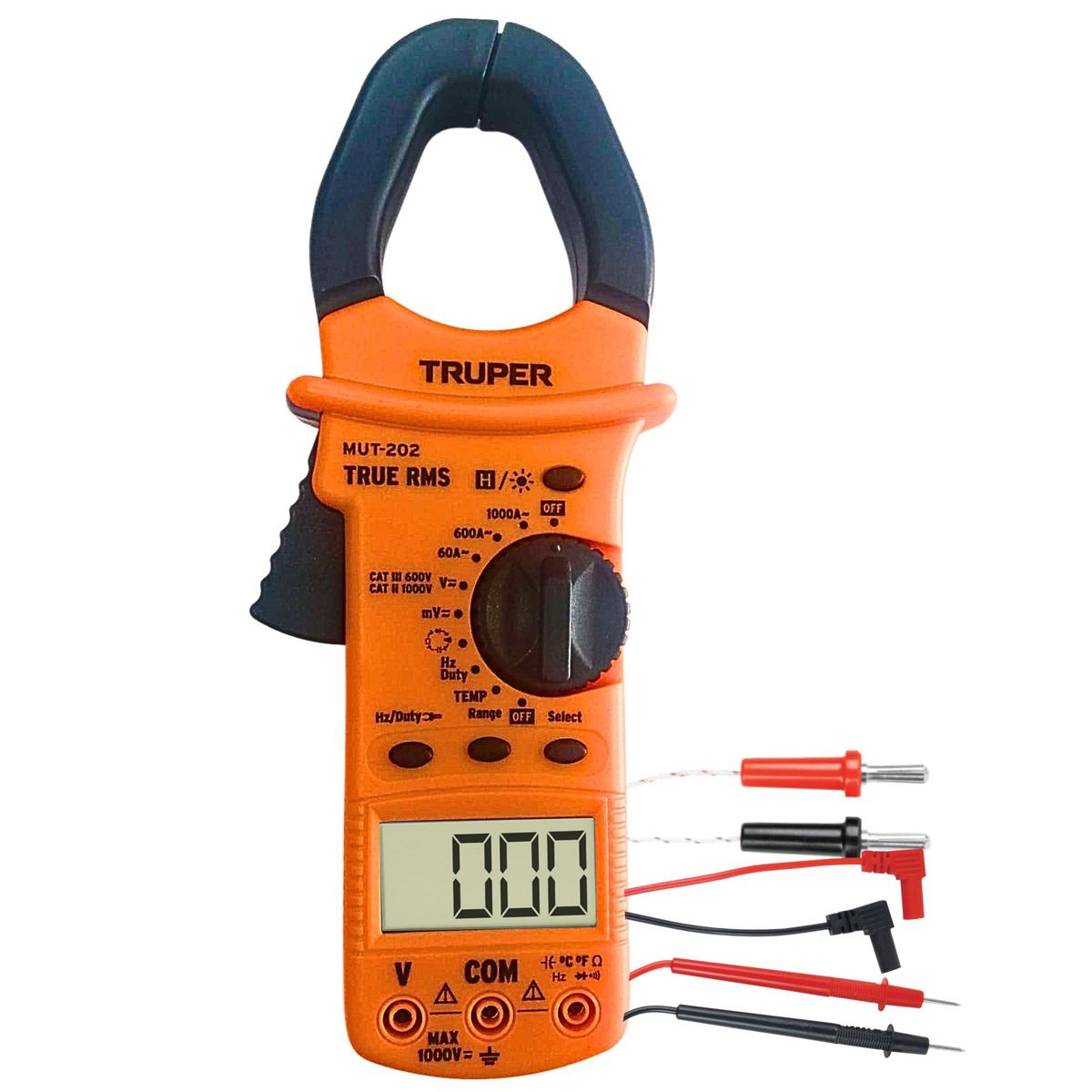 TRUPER - kit pinza amperimétrica pelacable automático ponchador 2 desarmadores