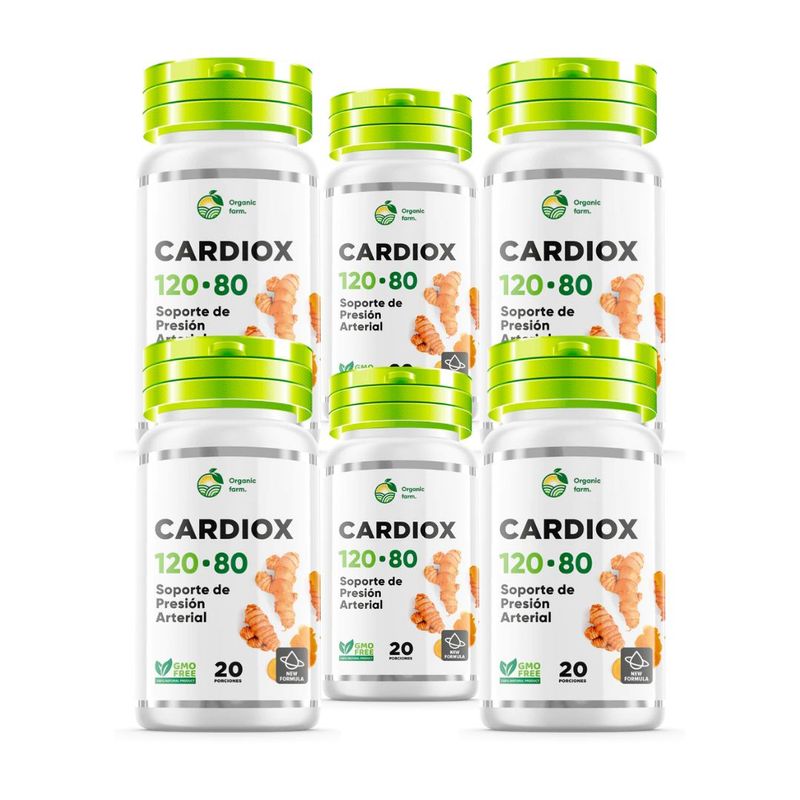 GENERICO - Cardiox Suplemento Diuretico Natural Pack 6 Frascos