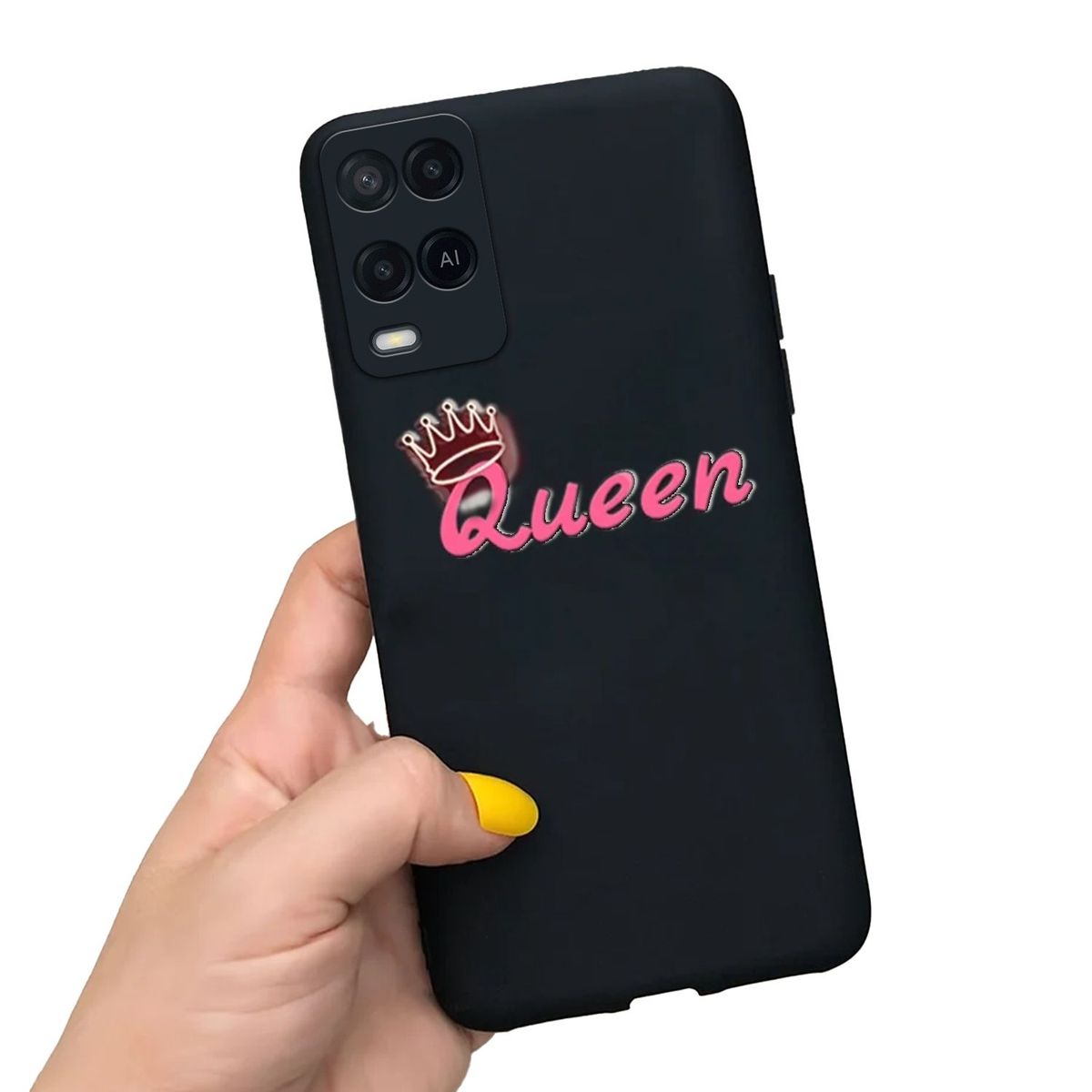 GENERICO - Funda Protector Case OPPO A54 4G - QUEEN NEGRO