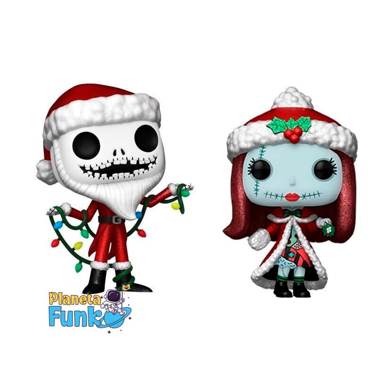 FUNKO - DISNEY JACK Y SALLY DIAMOND NAVIDEÑOS 2 PACK