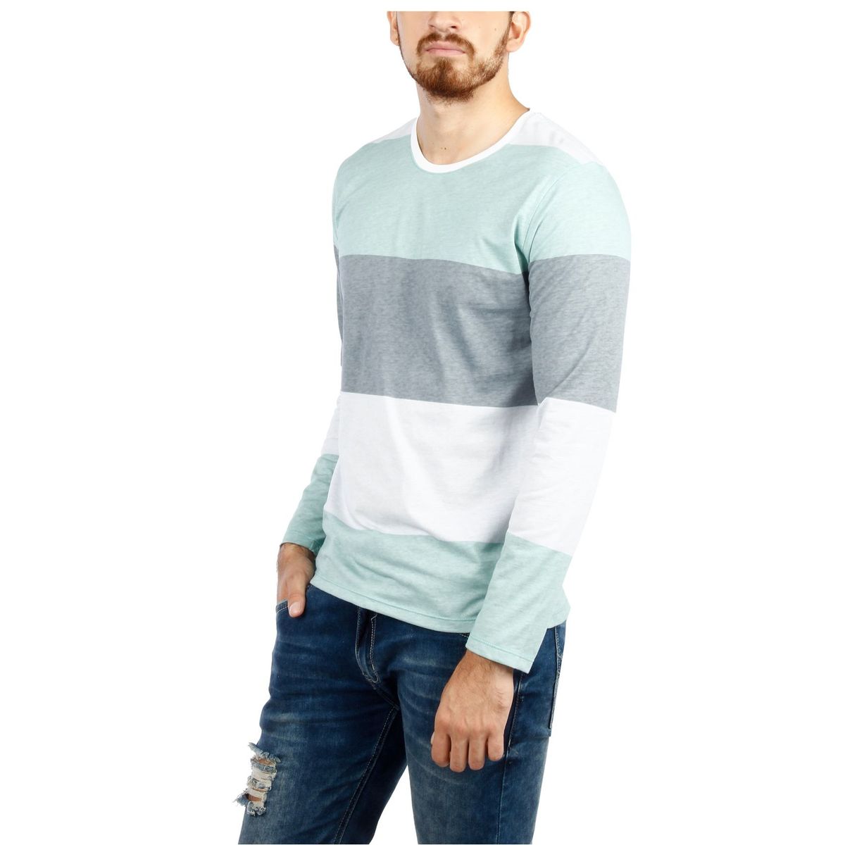 SWISS LORD - Polo Manga Larga para Hombre