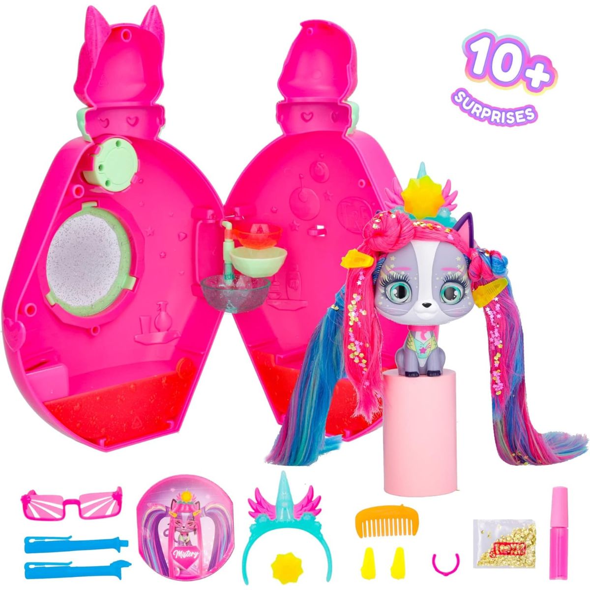 VIP PETS - Juguete Muñeca Vip Pets Gatos Glamour y Glow