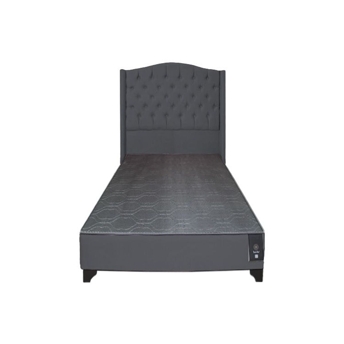 BARAKA HOME - Dormitorio Visby 1.5 plz - Gris Oscuro