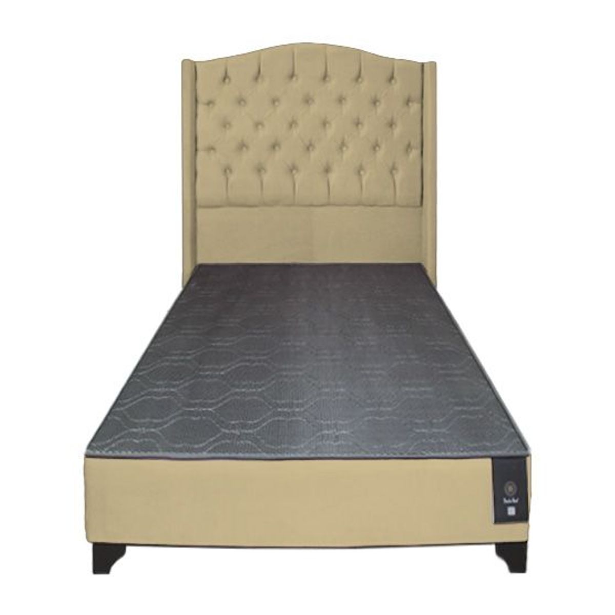 BARAKA HOME - Dormitorio Visby 1.5 plz - Beige Oscuro