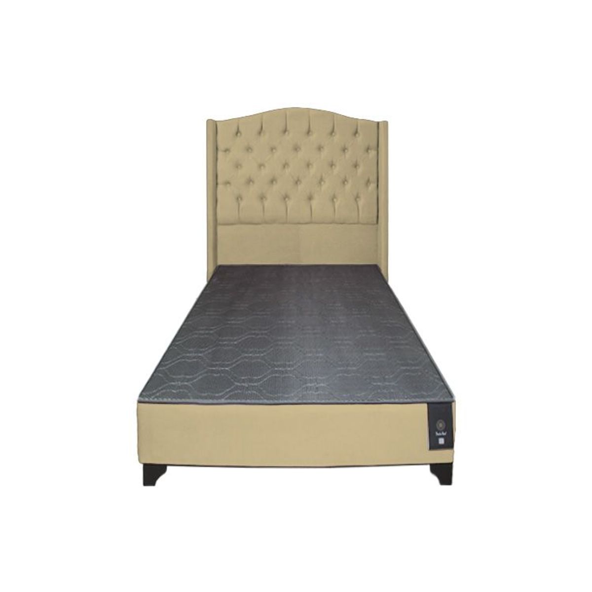 BARAKA HOME - Dormitorio Visby 1.5 plz - Beige Oscuro