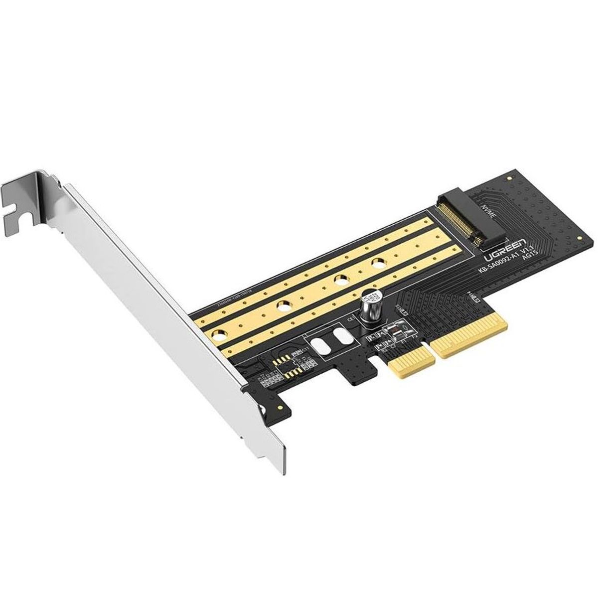 UGREEN - Tarjeta Con Disipador Para Discos M.2 NVMe PCIe 3.0 x4