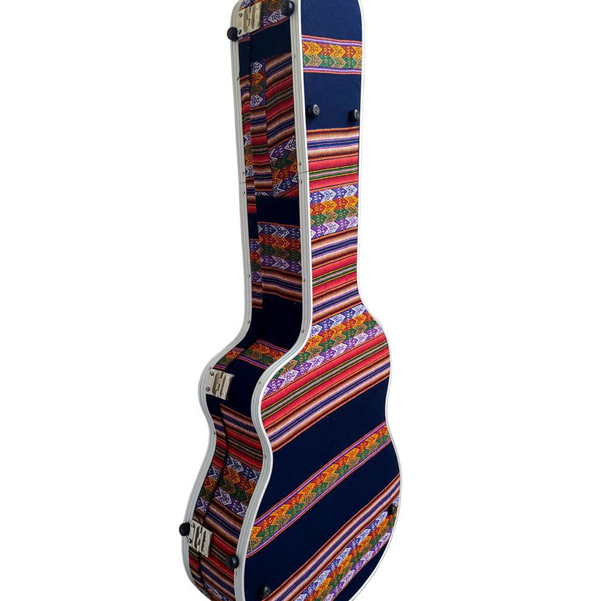 GENERICO - Estuche Rigido Hard Case de Guitarra Bordes Aluminio Andino