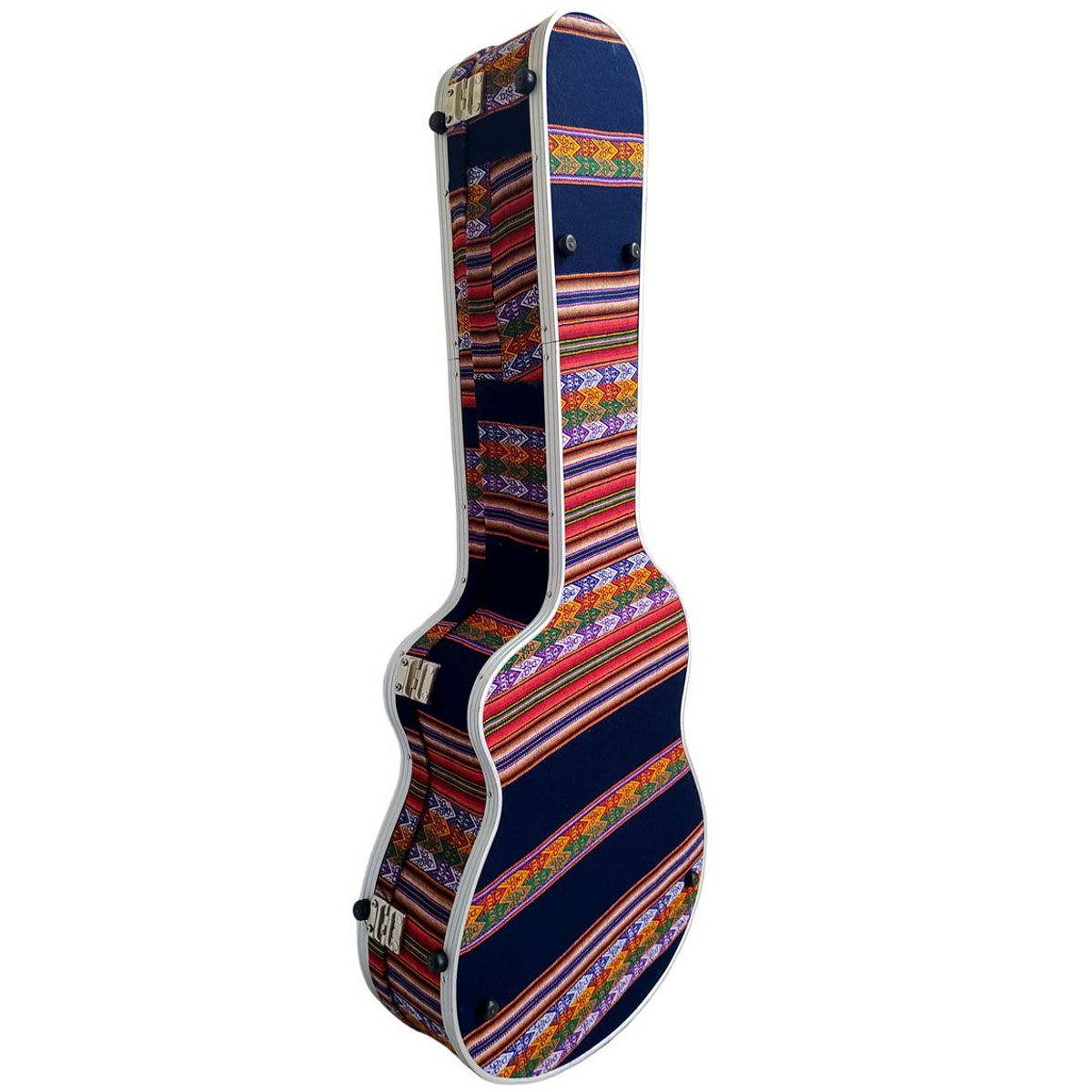 GENERICO - Estuche Rigido Hard Case de Guitarra Bordes Aluminio Andino