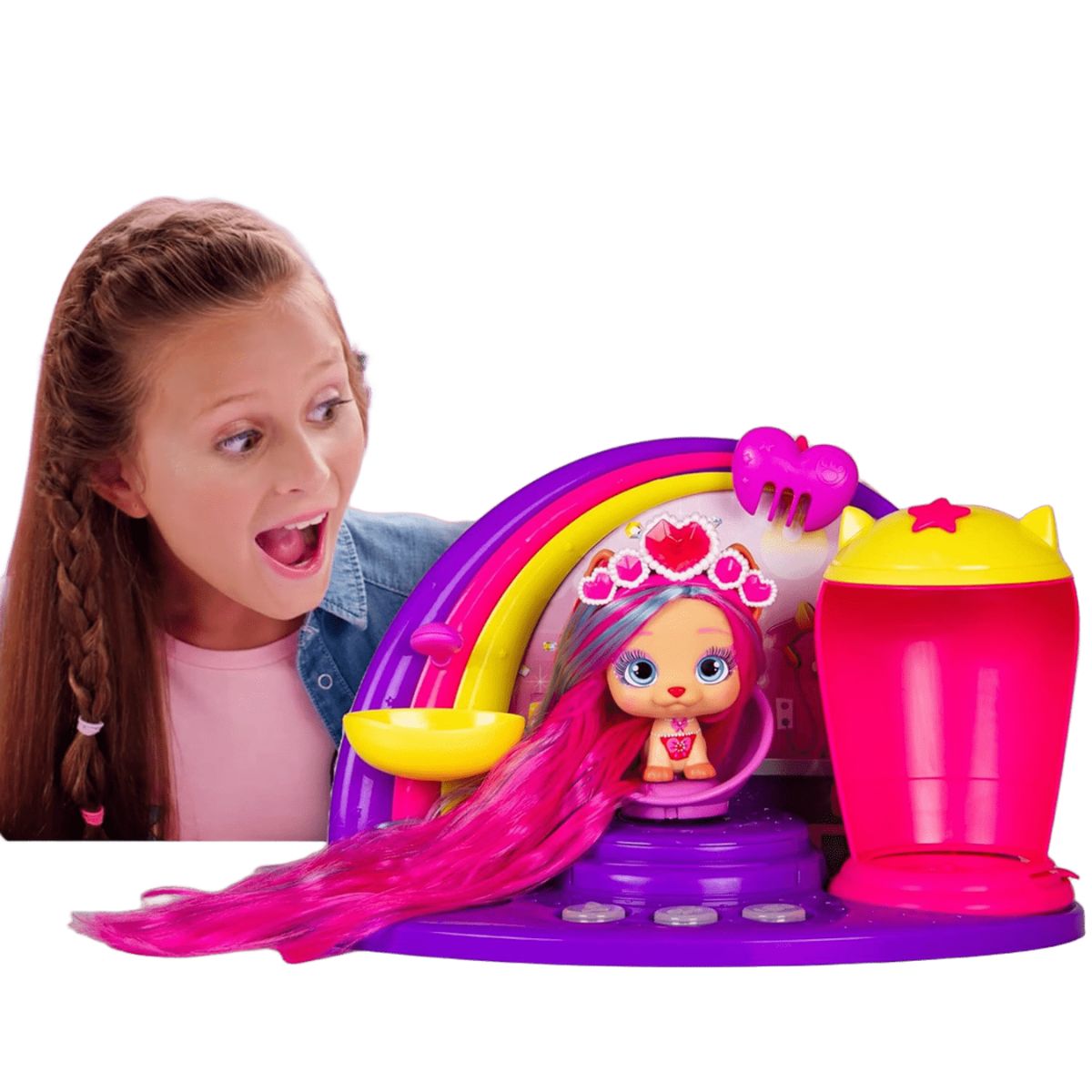 VIP PETS - Juguete Muñeca Vip Pets Salón de Belleza Gemas de Glamour