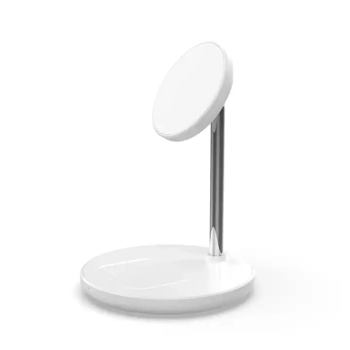 GENERICO - Cargador inalámbrico 2 en 1 de 15W Qi compatible con MagSafe