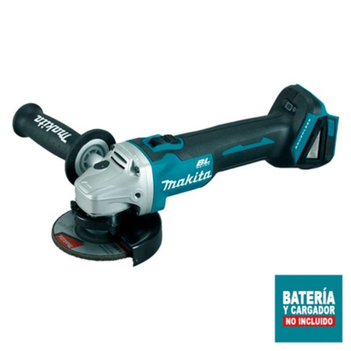 MAKITA - Esmeril Angular 4 1/2'' 18V LXT 8500 rpm BL XPT Int. Superior F.E. Sin Baterias Makita DGA456Z