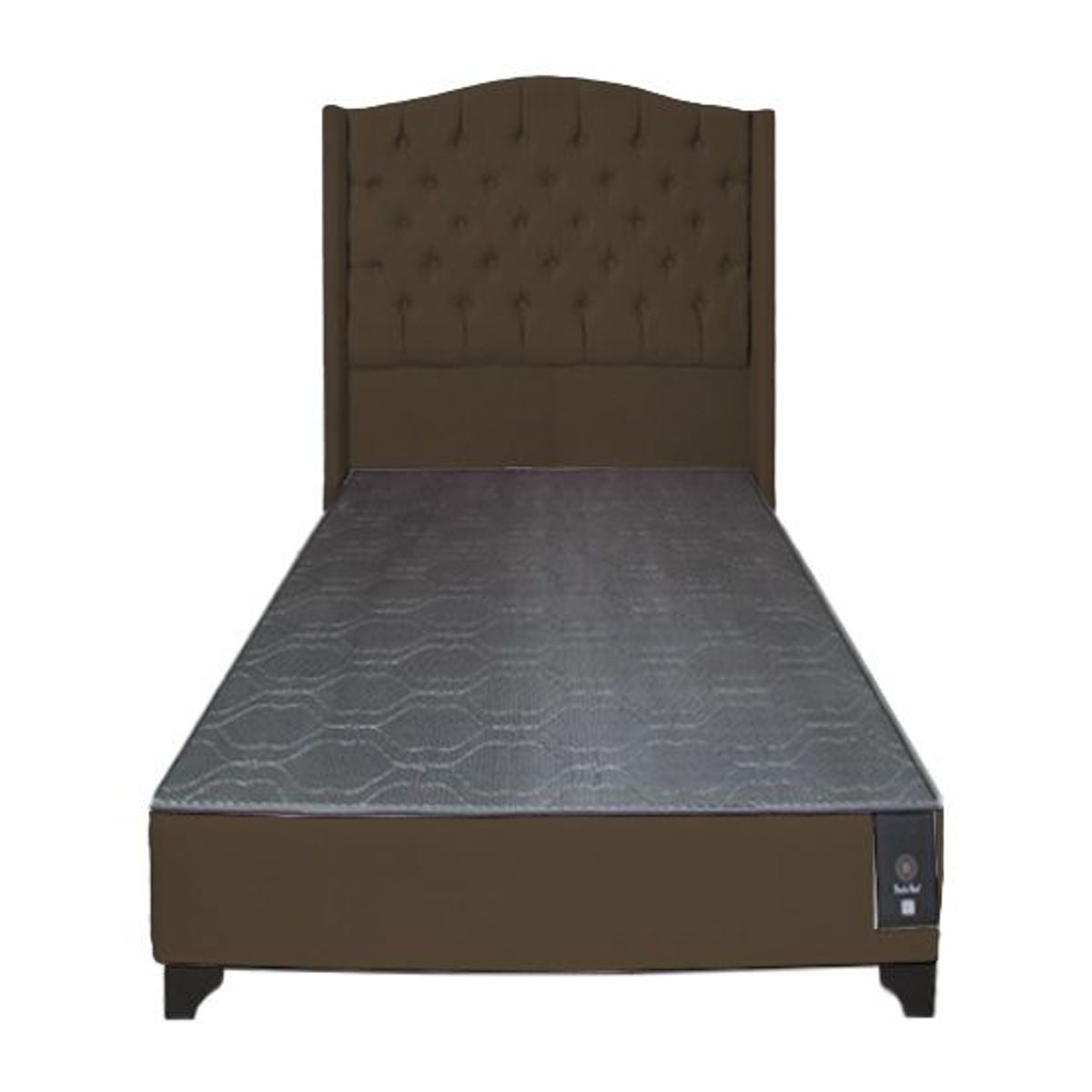 BARAKA HOME - Dormitorio Visby 1.5 plz - Chocolate Claro