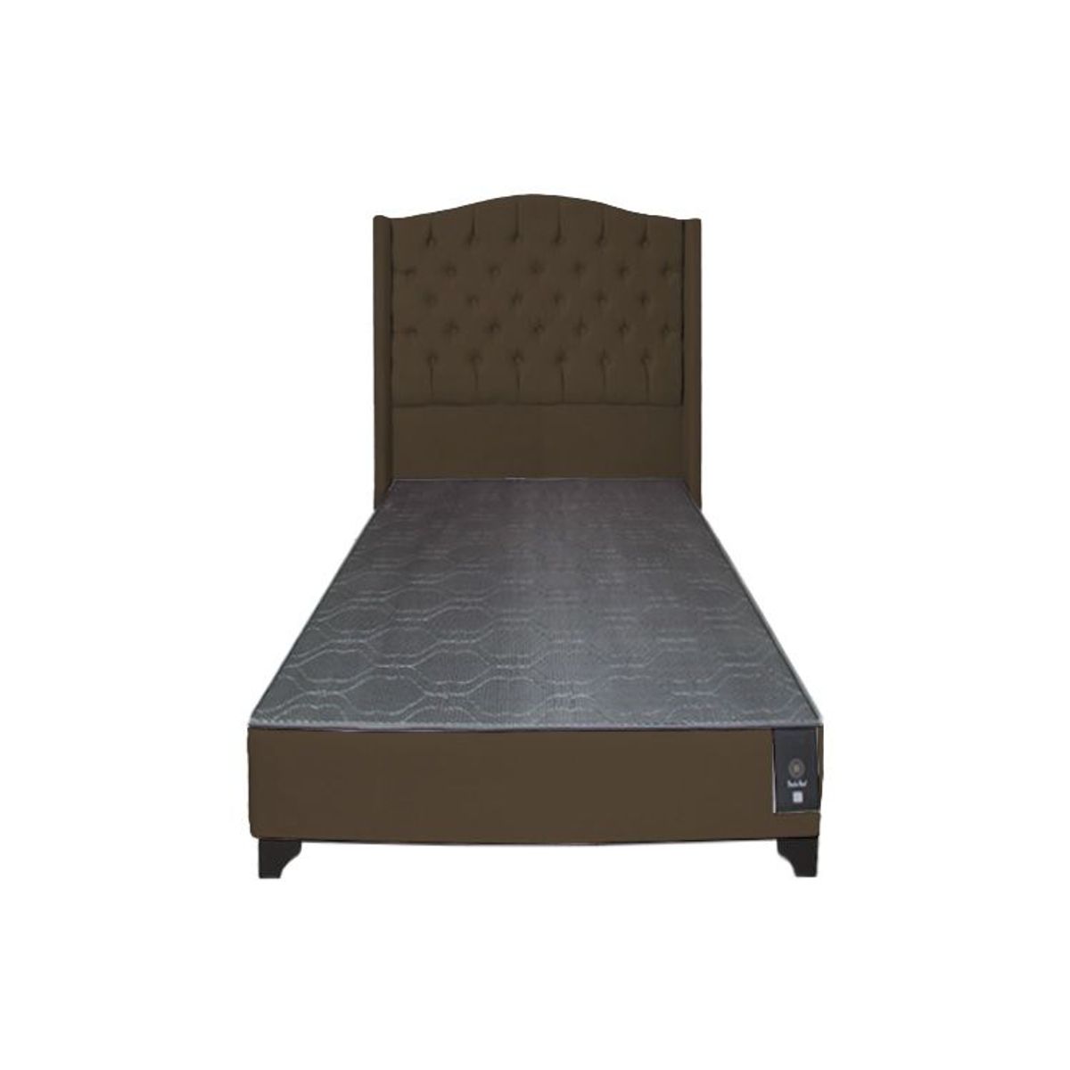 BARAKA HOME - Dormitorio Visby 1.5 plz - Chocolate Claro