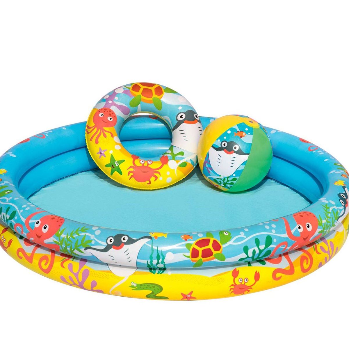 GENERICO - Piscina Inflable 122x20cm Redonda 137L para 2 personas