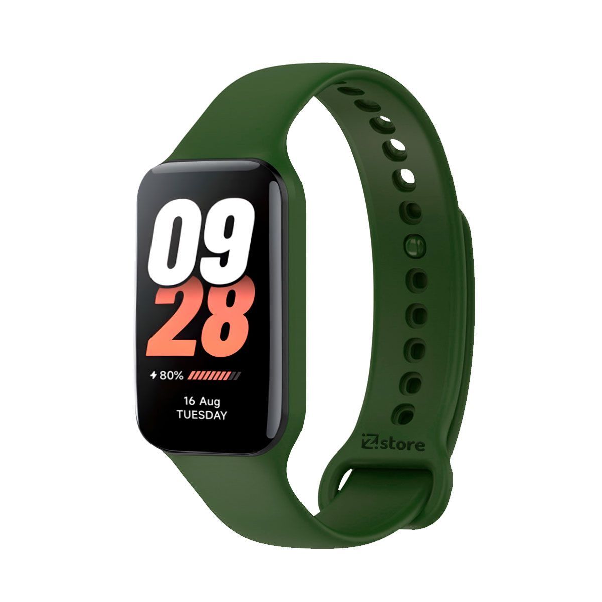GENERICO - Correa Compatible Con Xiaomi Mi Band 8 Active Verde Militar