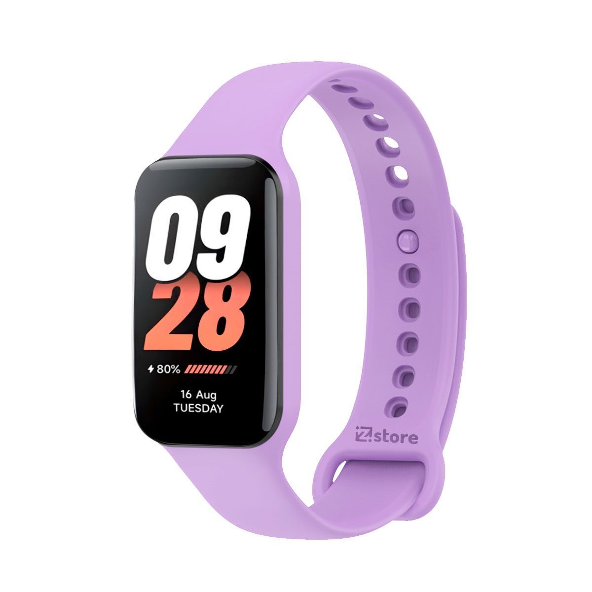GENERICO - Correa Compatible Con Xiaomi Mi Band 8 Active Lila
