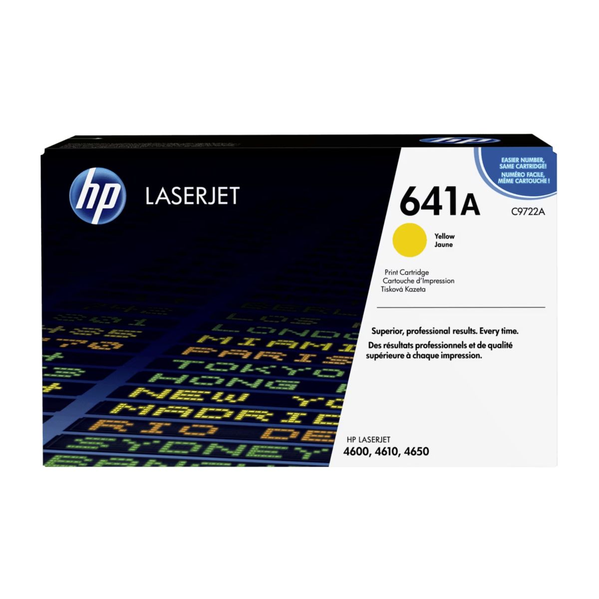 HP - TONER HP 641A AMARILLO, PARA LASERJET 4600/4610/4650 - P/N: C9722A
