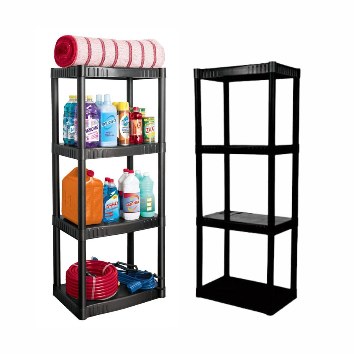 PRETUL - Estante Plástico, estante Organizador x2 piezas, Pretul 108kg 25075