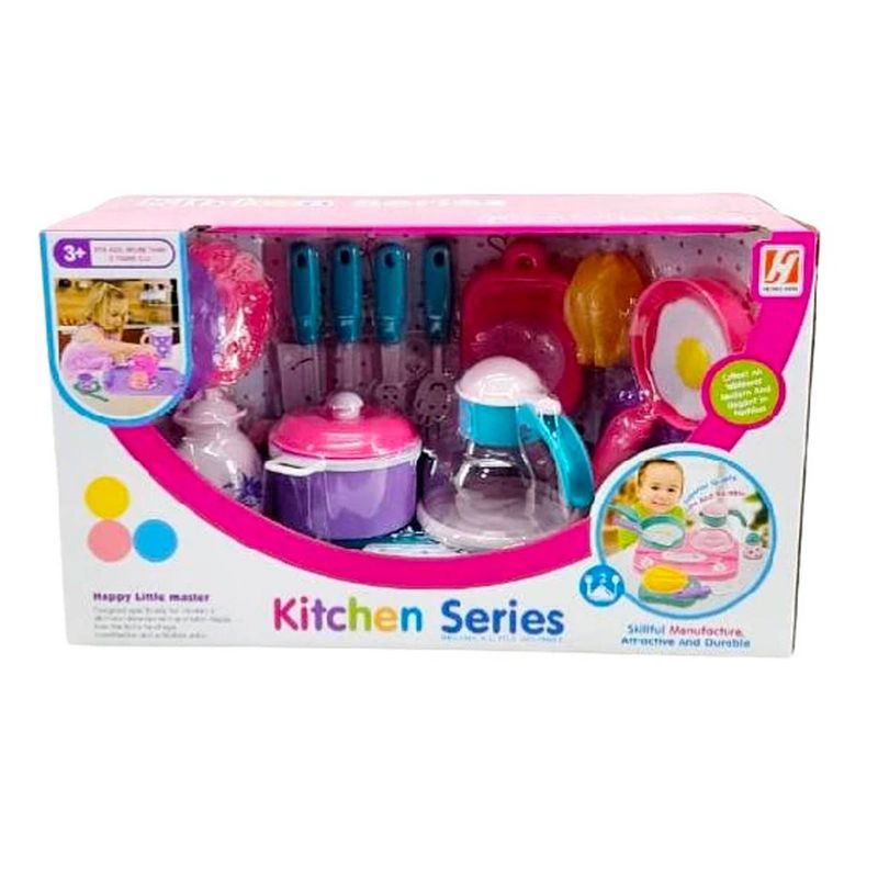 Set de Cocina con Accesorios Niñas Juguete x1 GENERICO
