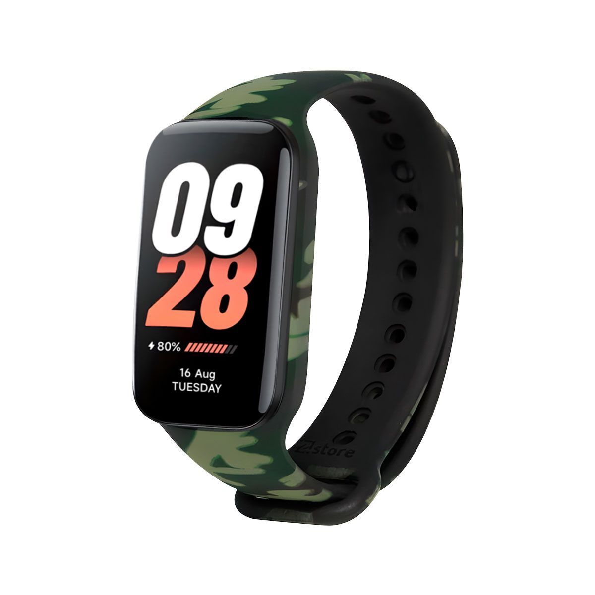 GENERICO - Correa Compatible con Xiaomi Mi Band 8 Active Camuflado Verde