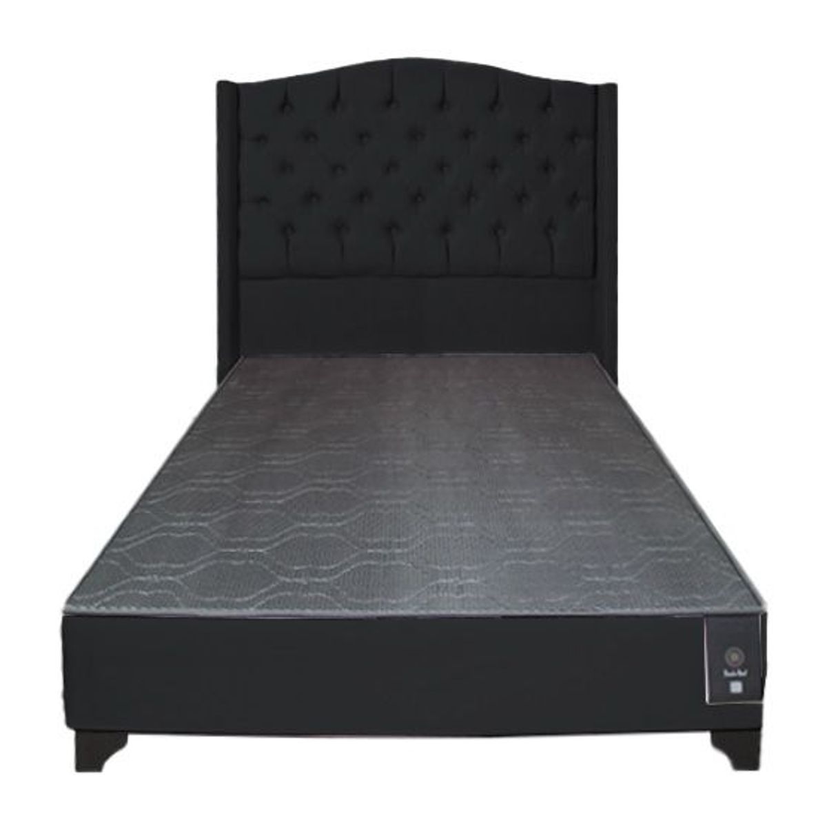 BARAKA HOME - Dormitorio Visby 2 plz - Negro