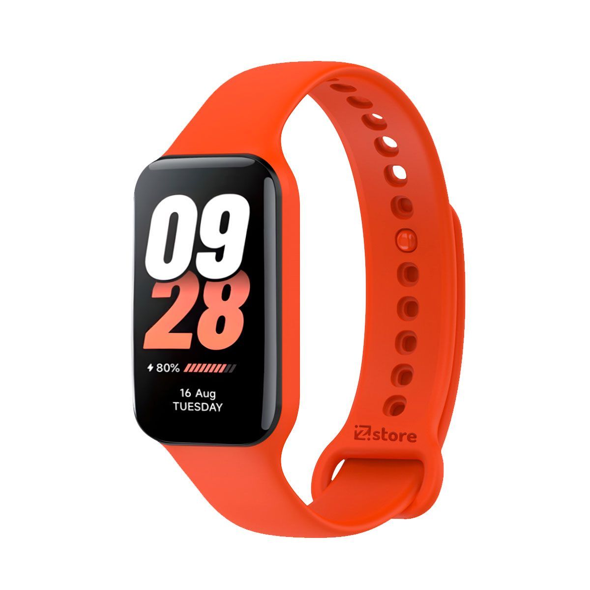 GENERICO - Correa Compatible Con Xiaomi Mi Band 8 Active Naranja