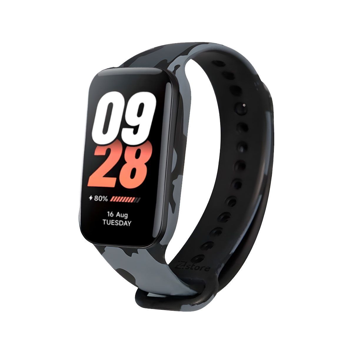 GENERICO - Correa Compatible con Xiaomi Mi Band 8 Active Camuflado Gris