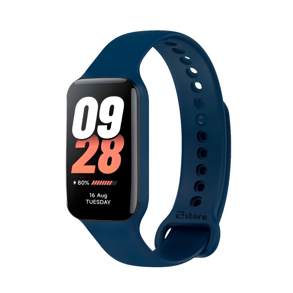 GENERICO - Correa Compatible Con Xiaomi Mi Band 8 Active Azul Noche