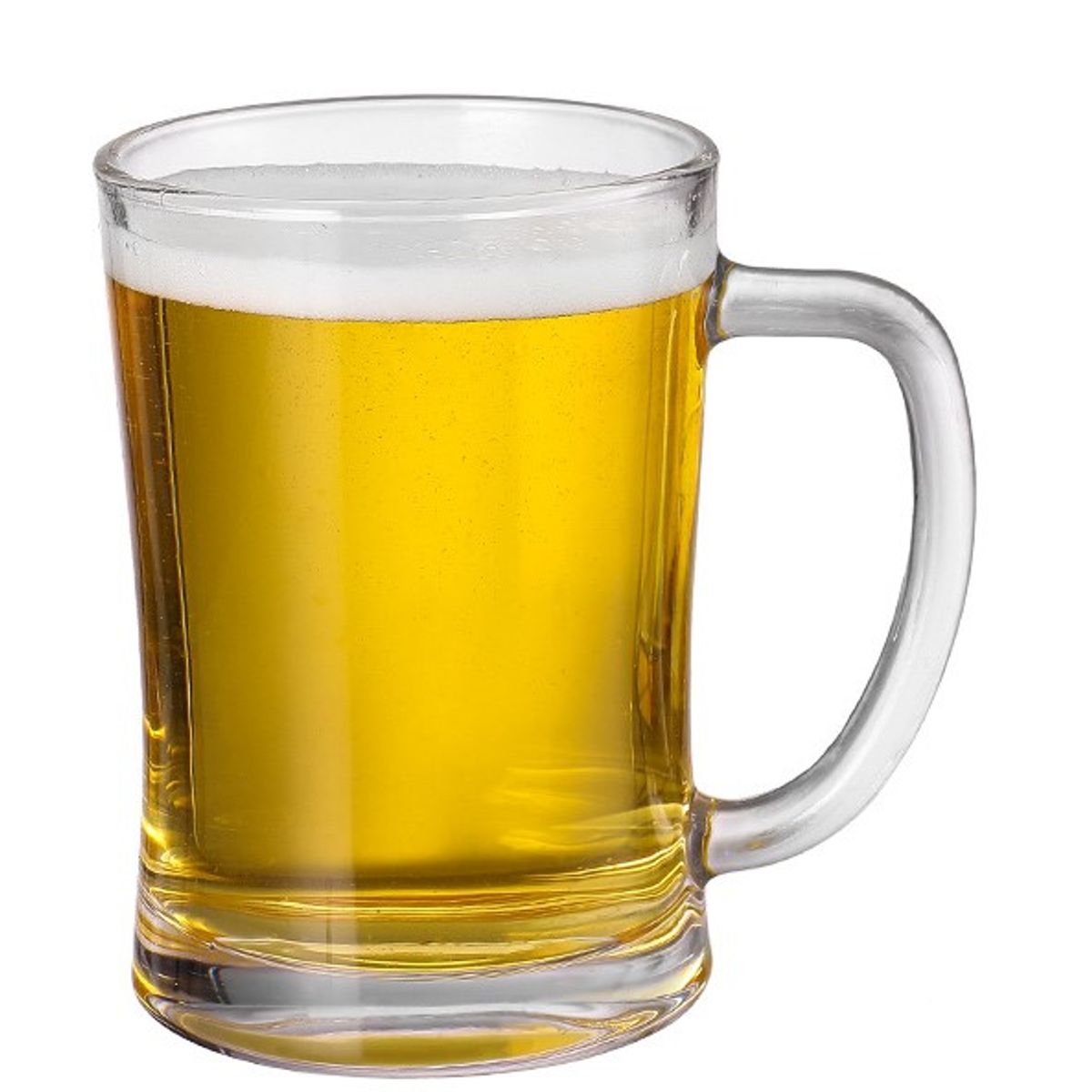 GENERICO - Set de vasos Chopero de vidrio de 420 ml